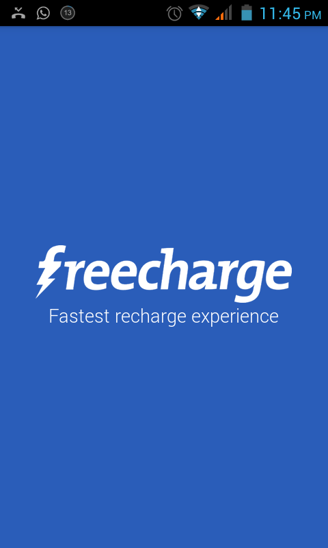 Free Mobile Recharge FreeCharge 50 Cashback