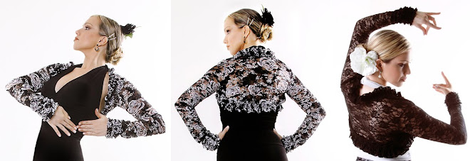 Bolero BLE008 Black and White Lace or Solid Black Lace with ruffles - US$36.00
