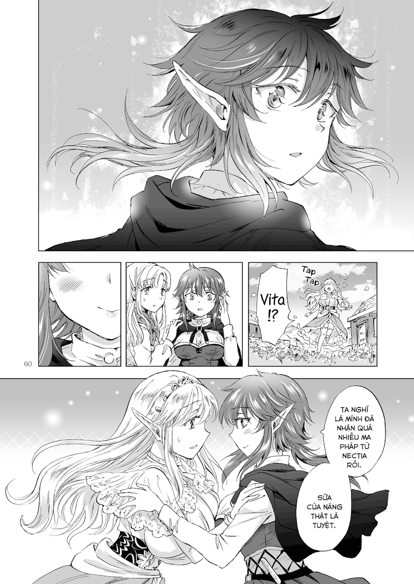 HentaiVN.net - Ảnh 61 - Tuyển tập Yuri Oneshot - Chap 126: Seinaru Chichi no Elf Hime
