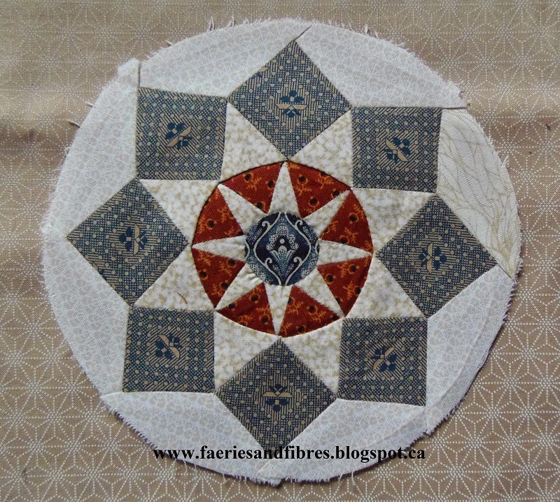 Faeries and Fibres: The next two blocks in my Gardens of a King quilt