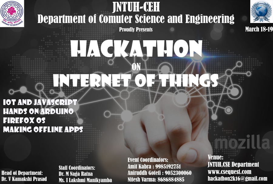 Hackathon on Internet of Things