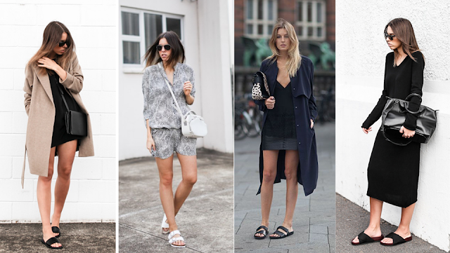 Looks com sandália slide e sandália birken - leiga fashion Looks com sandália slide e sandália birken - leiga fashion
