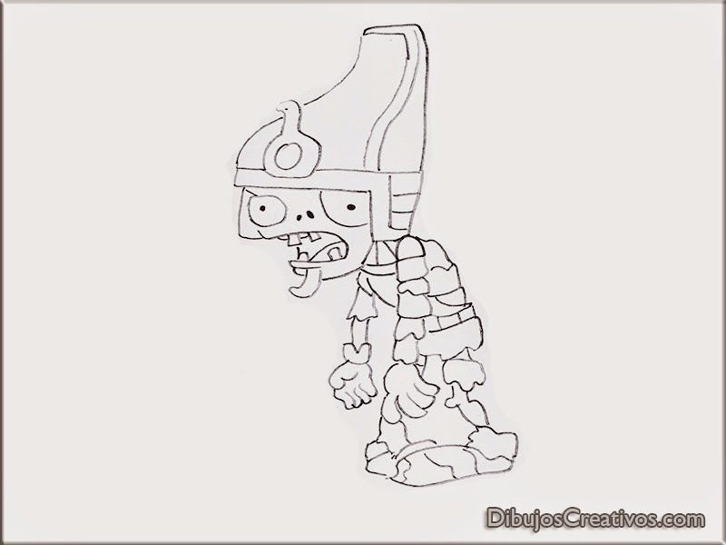 Dibujos De Zombie Faraon De Plantas Vs Zombies Para Pintar Dibujos