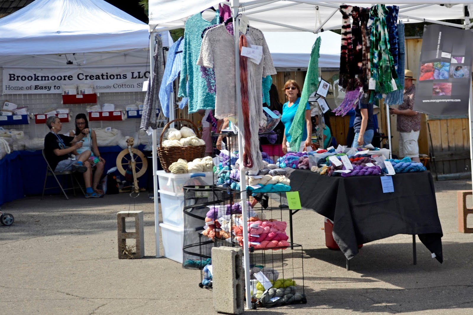 Tangible Daydreams Flagstaff Fiber Festival, and escaping the heat