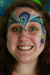 face painting sun adult peacock scary paint alysha yoda pictured thought had he radiant
