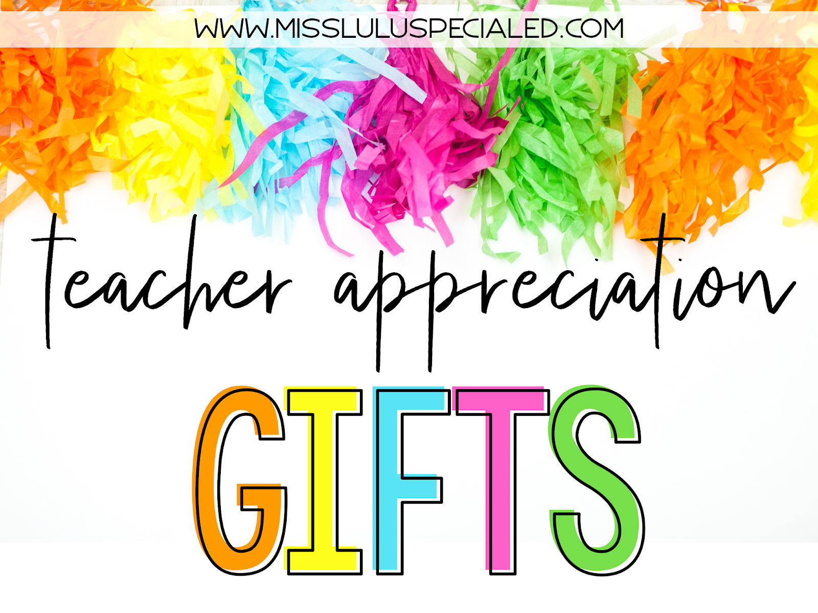 Teacher Appreciation Gift Tags Miss Lulu