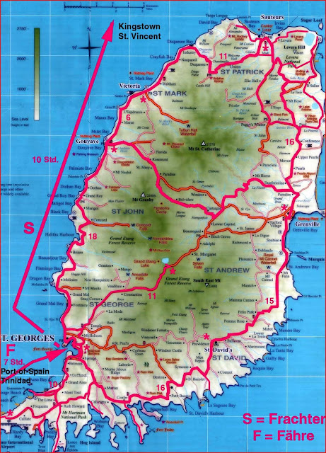 Gambar Peta Grenada