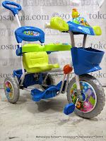 Sepeda Roda Tiga Royal RY1082 Macan - Blue