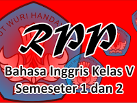 RPP Bahasa Inggris Kelas V Semester 1 dan 2