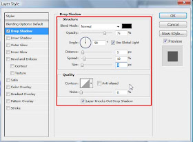 dialog drop shadow