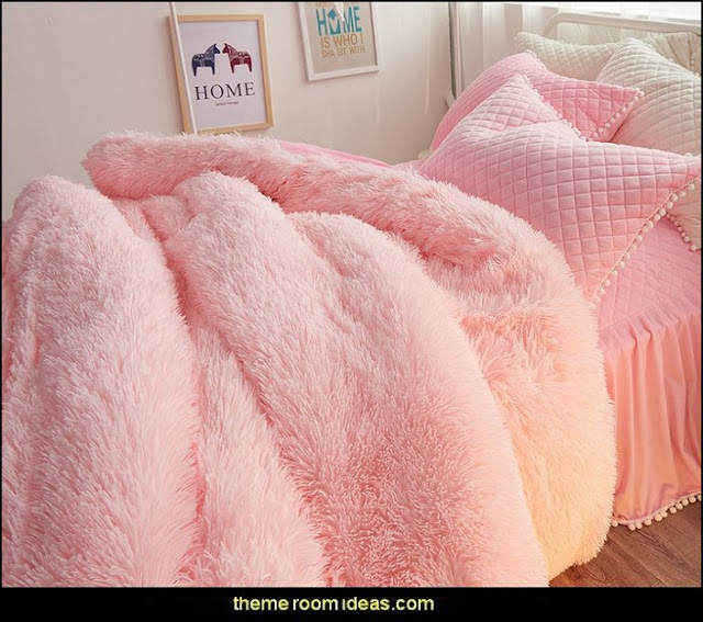 fluffy bedding - faux fur home decor - fuzzy furry decorations - Flokati - mink - plush - shaggy - faux flokati upholstery - super soft plush bedding - sheepskin - Mongolian lamb faux fur - Faux Fur Throw - faux fur bedding - faux fur blankets - faux fur pillows - faux fur decorating ideas - faux fur bedroom decor - fur decorations 