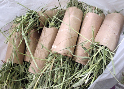 paper roll hay stuffer