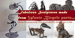 5 Fabulous Sculptures made from Waste Bicycle parts