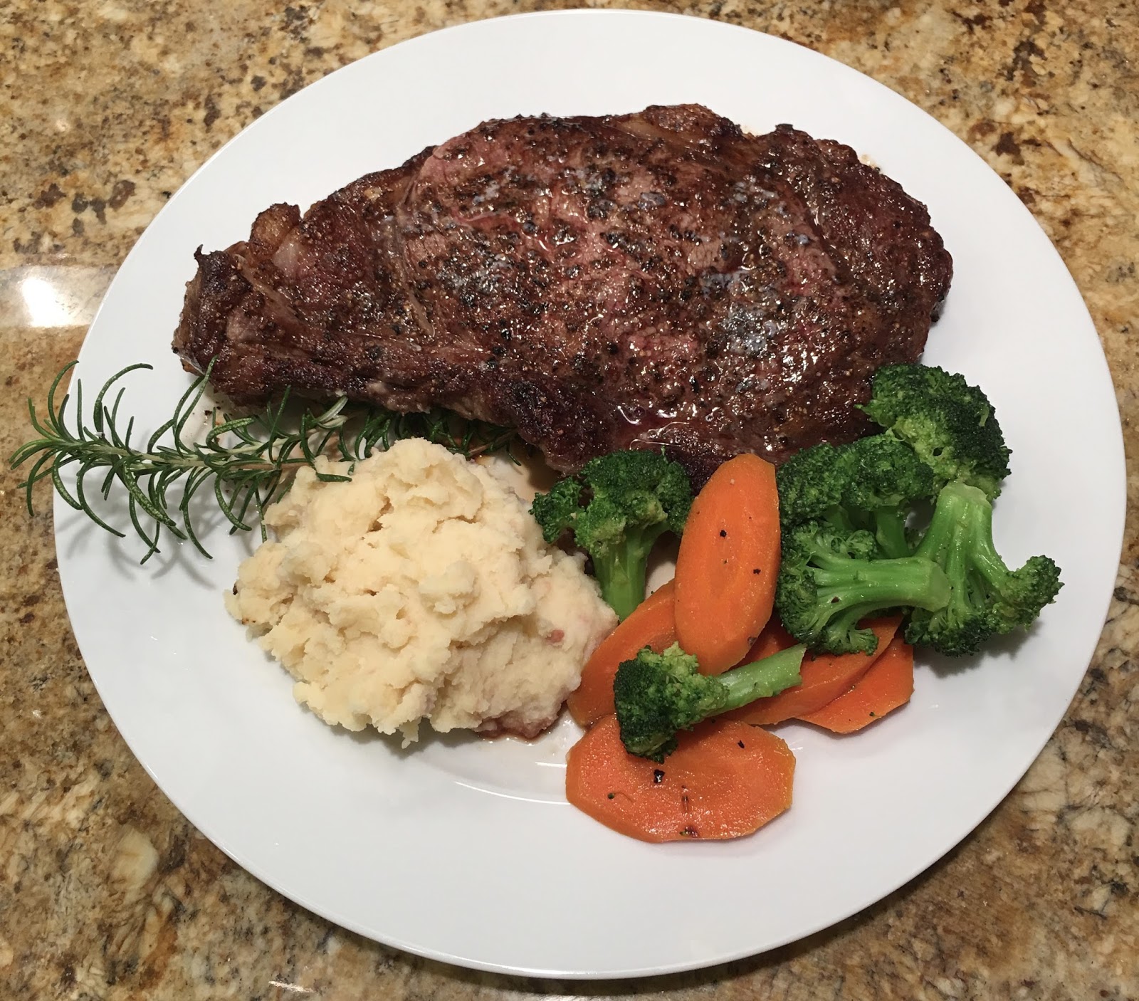 GREAT EATS HAWAII RIB EYE STEAK DINNER