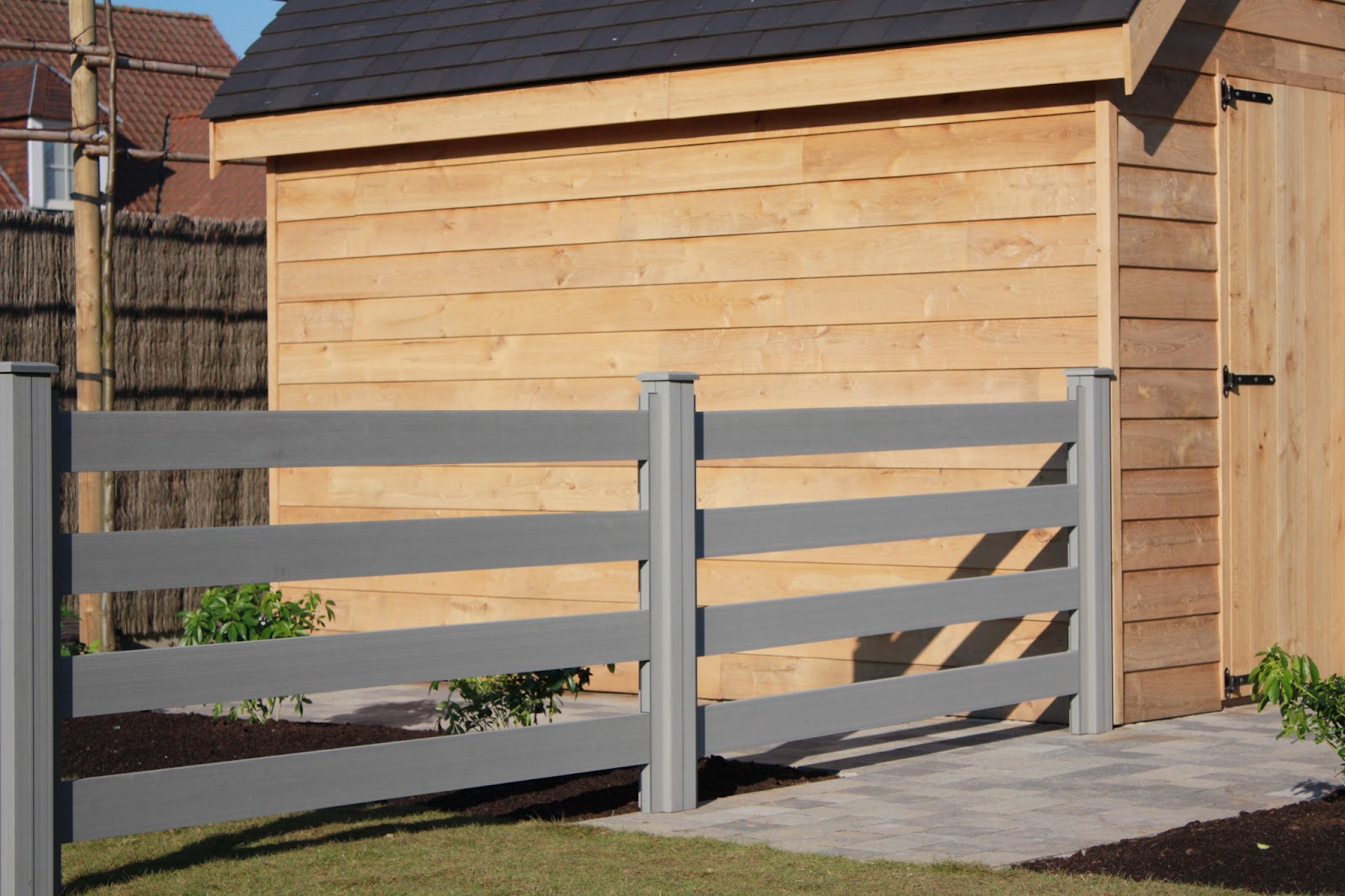 Plastivan Photos Clôture Ranch DuoFuse Composite Bois et PVC