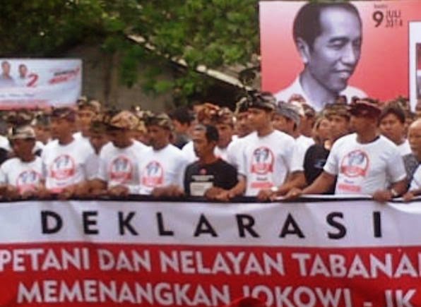 Petani dan Nelayan Tabanan Sokong Jokowi