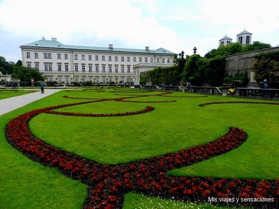 jardines del Palacio de Mirabell, Salzburgo, Austria