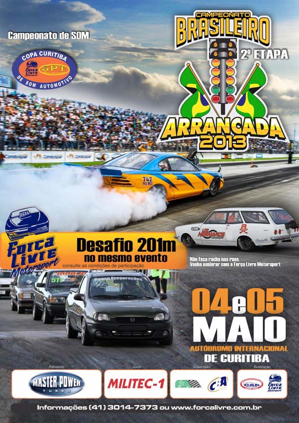 Brasília receberá o Campeonato Brasileiro de Drift em 28 e 29 de maio