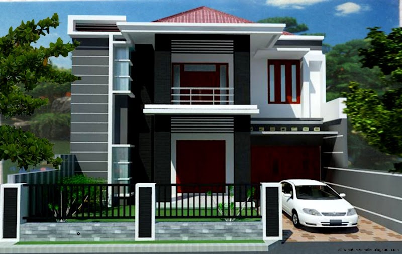 15+ Trend Populer Gambar Desain Rumah 2 Lantai 8X10