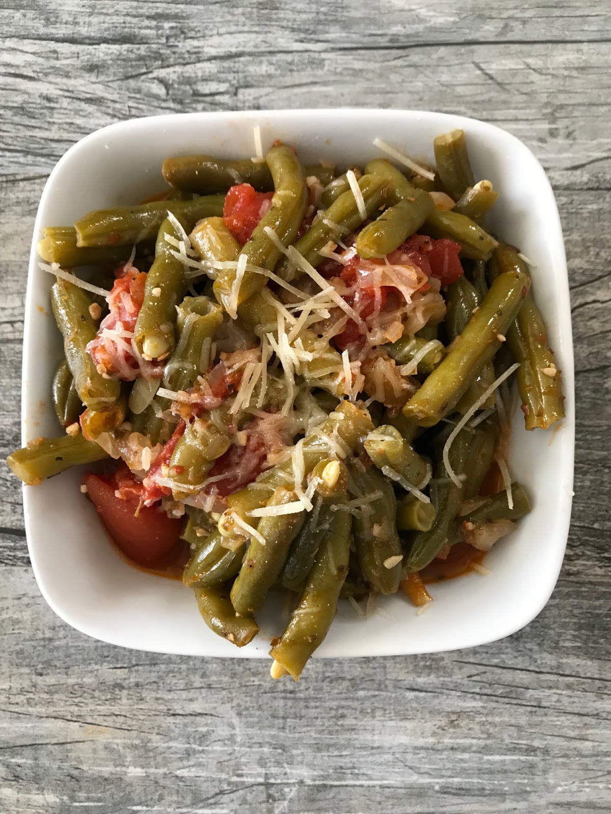 Italian Green Beans #AroundTheHarvestTable | Our Good Life