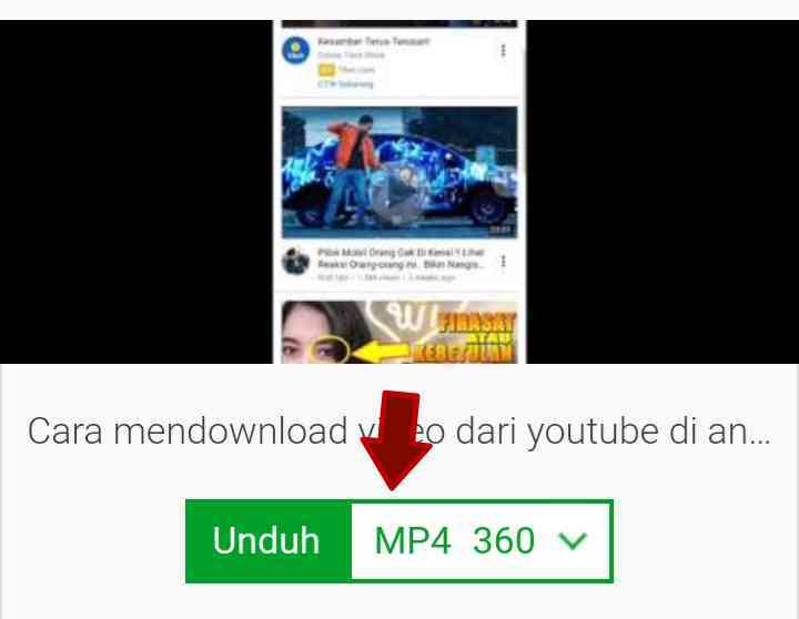 Download video youtube dari android