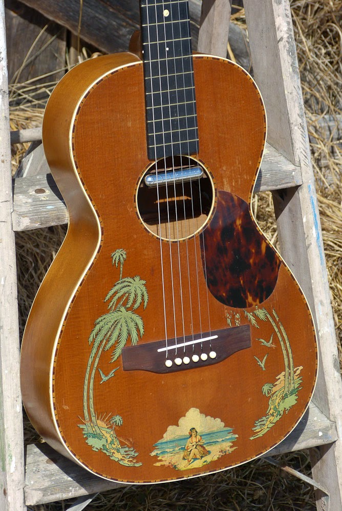 c.1925 Harmonymade Hawaiian Parlor Guitar