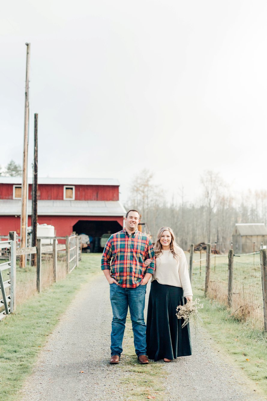 Fall Engagement Session-Farm Proposal Photos-Something Minted Photography