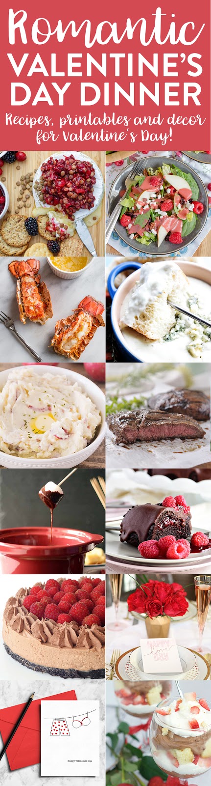 This Valentine's Day Meal Plan has got everything you need to make Valentine's Day a night to remember. From appetizers, to desserts, to printables and party ideas, we've got you covered!