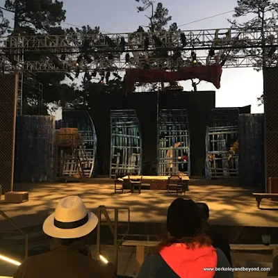 stage at Outdoor Forest Theater in Carmel, California