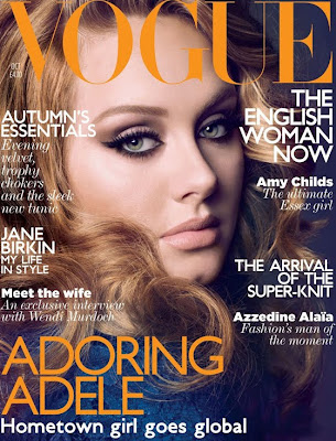Adele Is A  British Vogue Cover Girl