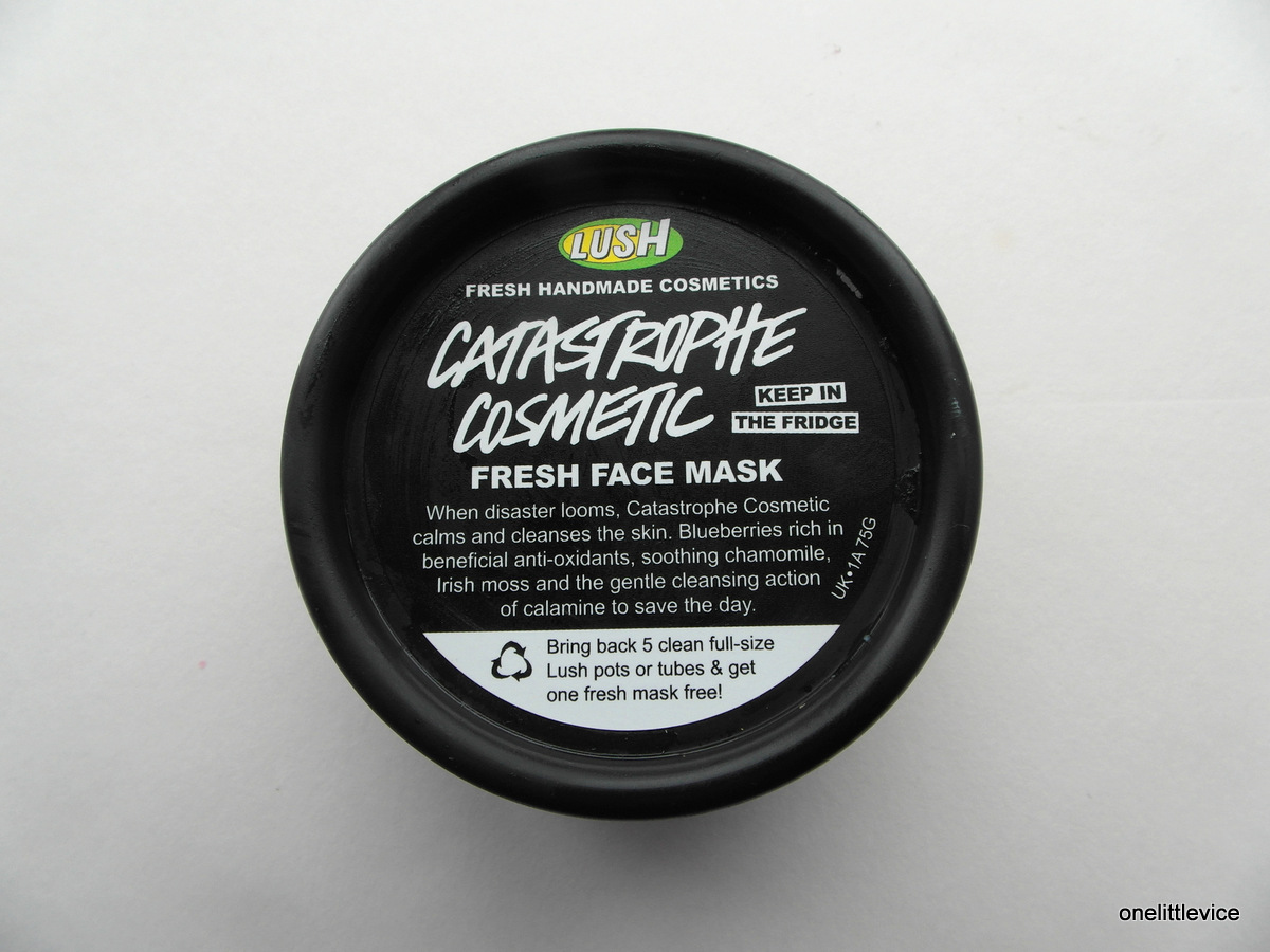 REVIEW Lush Catastrophe Cosmetic Fresh Face Mask One Little Vice