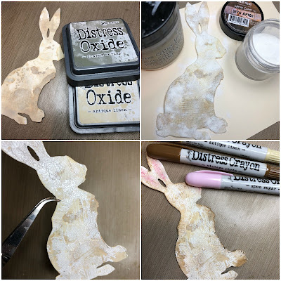 Frilly and Funkie https://frillyandfunkie.blogspot.com/2019/04/saturday-showcase-seth-apters-baked.html Spring Card Tutorial with Tim Holtz 3D Embossing Seth Apter Baked Velvet by Sara Emily Barker 16
