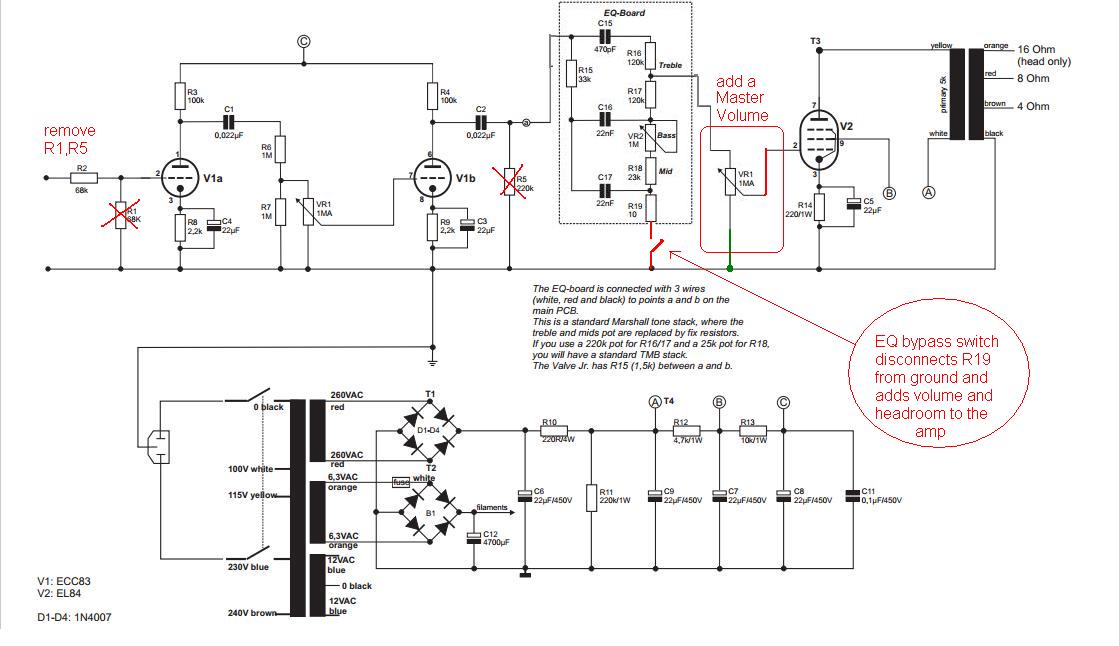 Kustom Defender 5h Schematic
