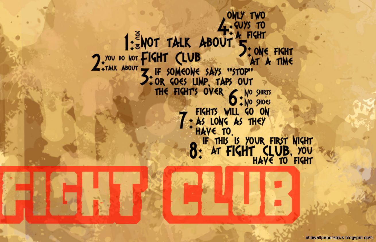 Fight Club Rules