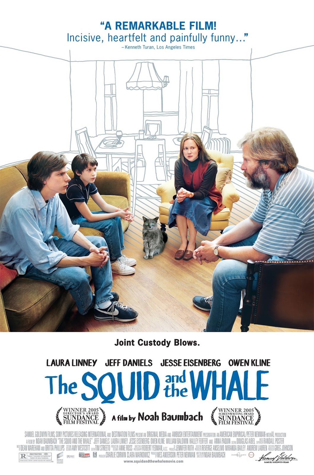 The Squid and the Whale (2005) | BRRip 1080p | Inglés
