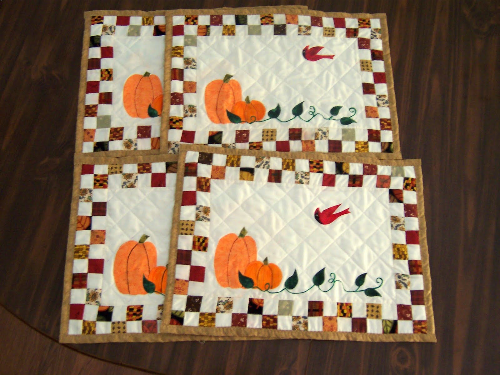 Jane's Quilting Fall Placemats