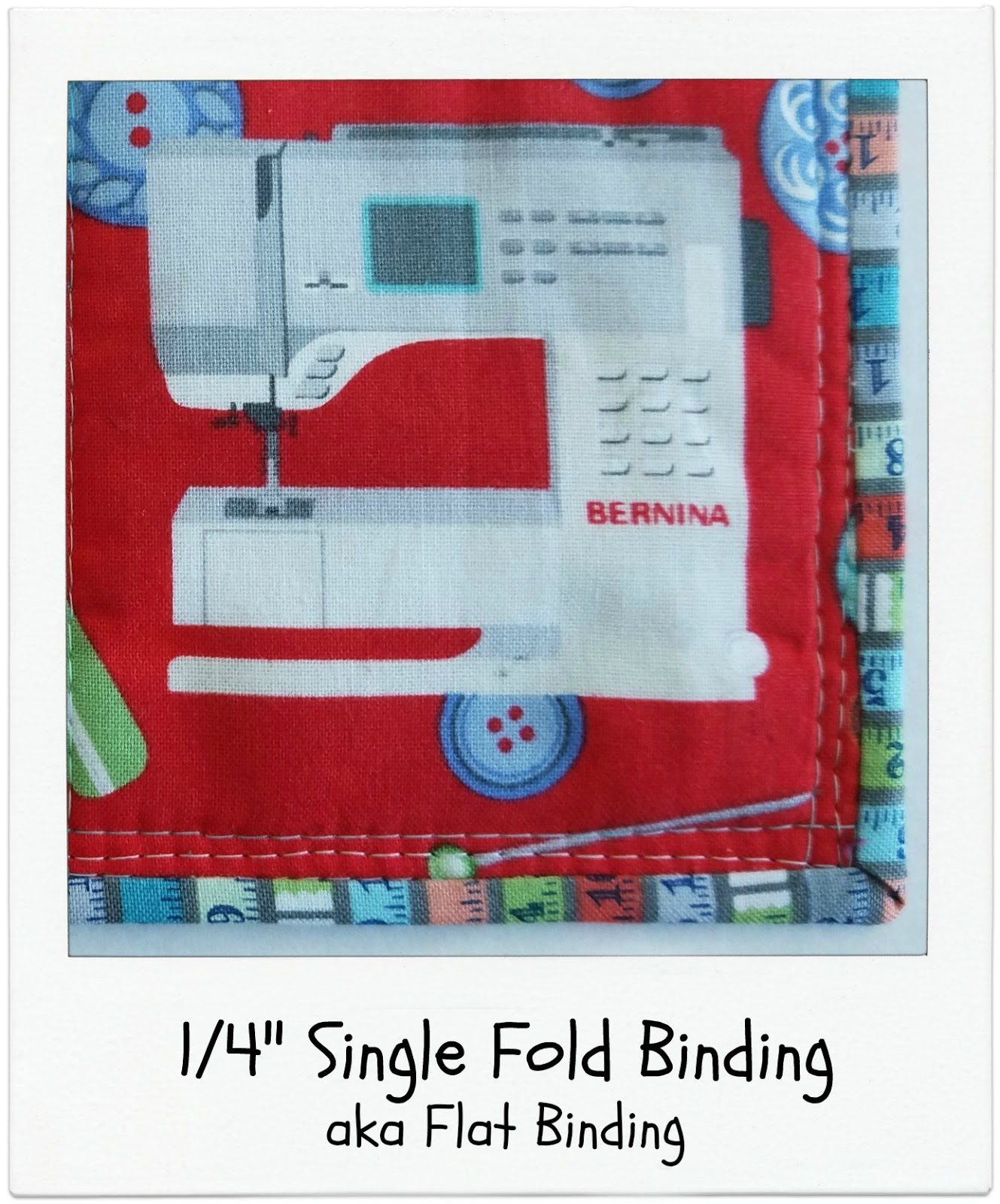 Chris Dodsley mbCD Quarter Inch, Single Fold Binding aka Flat Binding