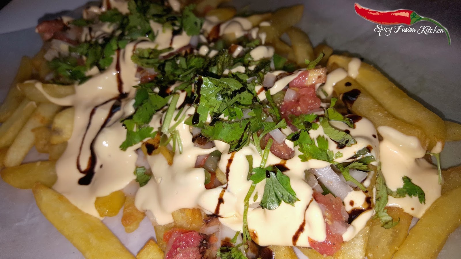 New York Fries Cheesy Amli Fries Spicy Fusion Kitchen