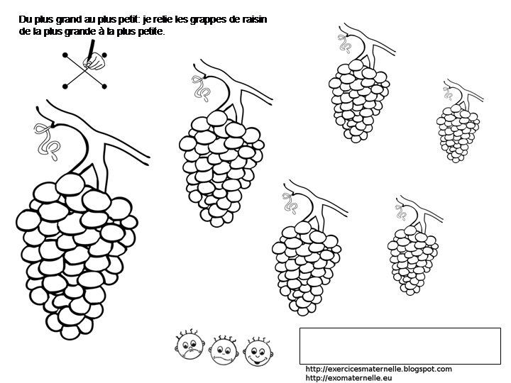 Fiche maternelle raisin