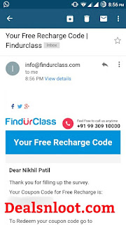 findurclass freecharge freefund code proof