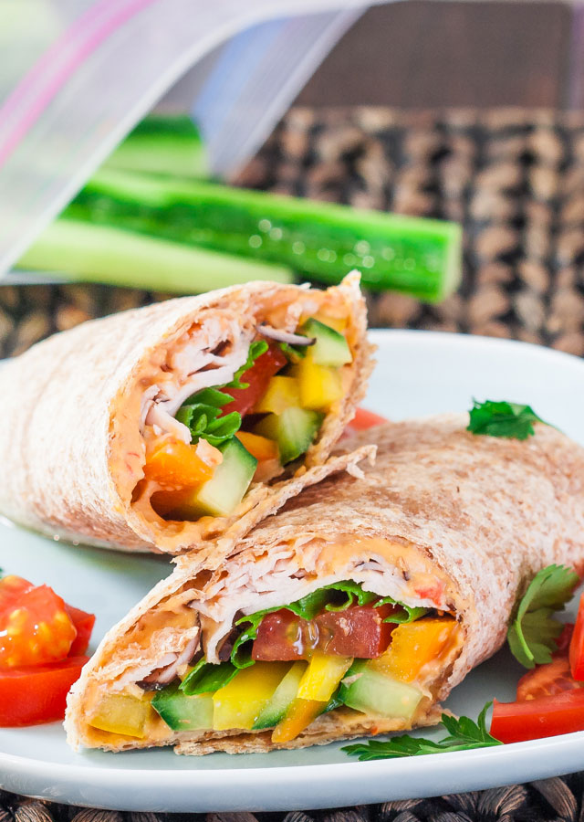 Becky Cooks Lightly: 25 Healthy Wrap Recipes Under 500 Calories