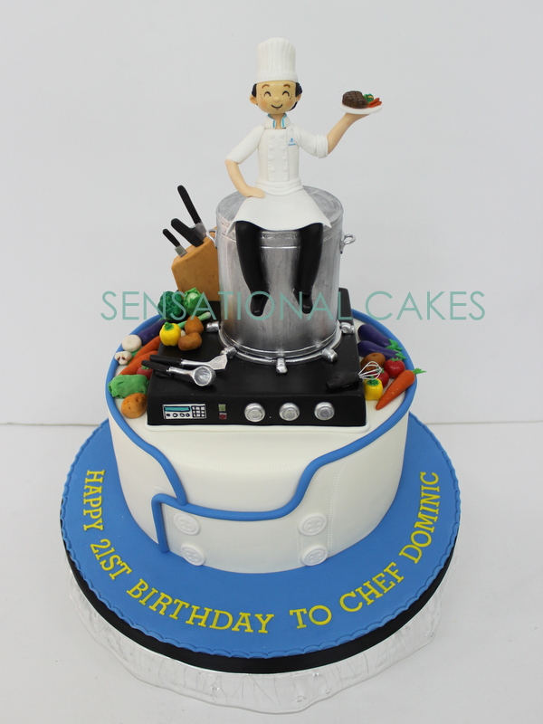The Sensational Cakes Hmmmm .. chef how is this cake ? 3d cake cooking