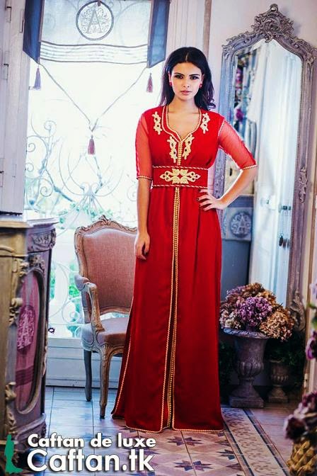 Caftan marocain rouge 2014