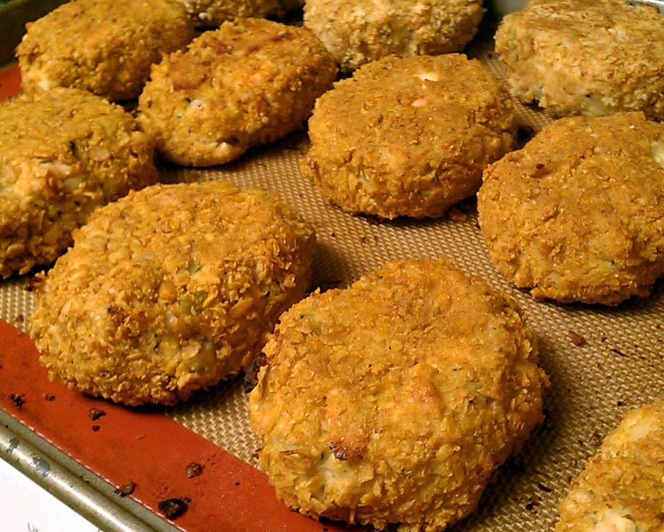 Kissing the Cook Baked Chicken Croquettes with Buttermilk White Sauce