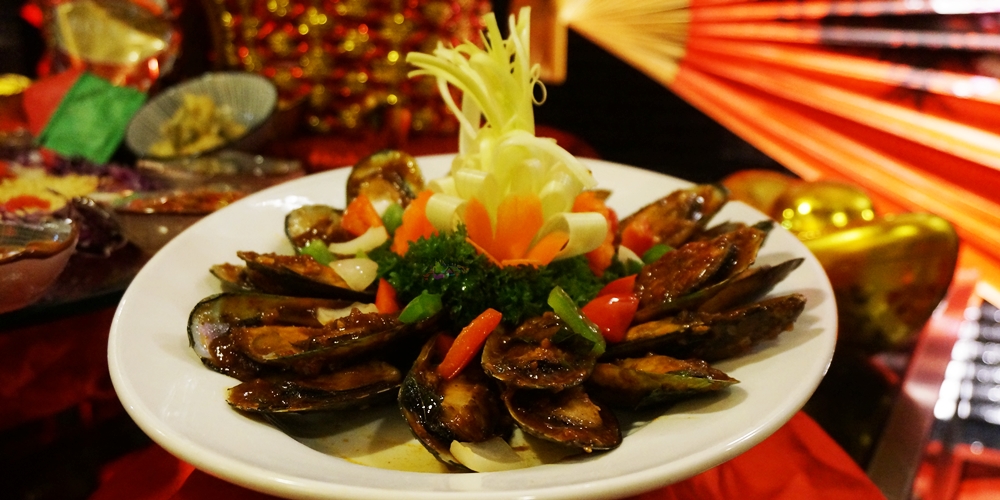 chinese new year dinner pj