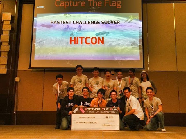 HITB CTF國際資安網路攻防競賽,台灣HITCON戰隊拿下亞軍。101714。HITCON提供.jpg enter image description here