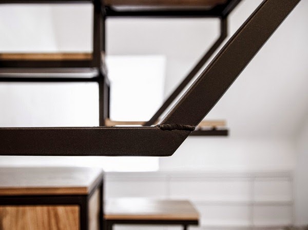 Staircase and desktop at the same time