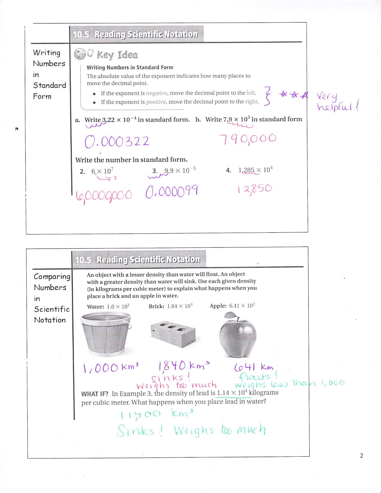 Ms. Jean's ACCEL 7 Blog: 10.5 Reading Scientific Notation