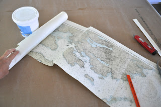 Nautical Map Wallpaper Tutorial