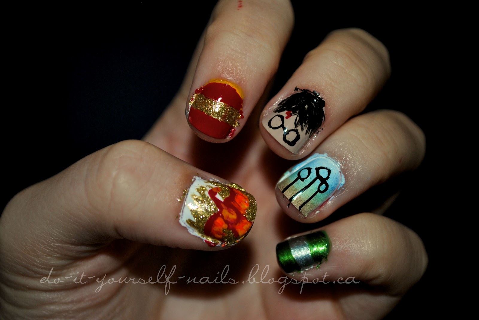 DIY Nails: Harry Potter